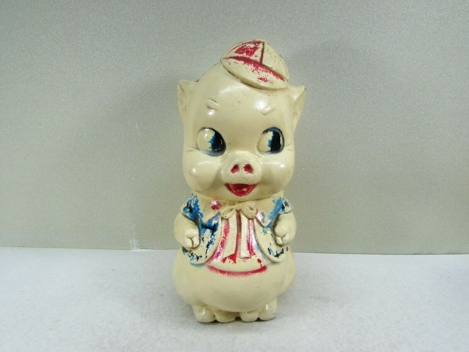 Vintage Pig Piggy Bank Plastic Apet Designs 10 1/2