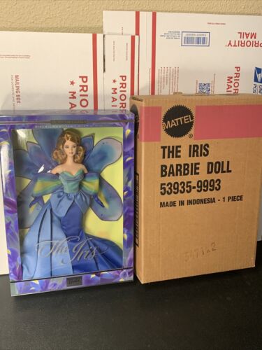 Limited Edition Barbie Flowers In Fashion Collection The Iris. Nib, Nrfb. 2001.
