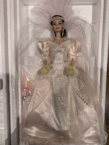 Blushing Orchid Bride Barbie Porcelain Limited Edition 1996 - New In Box
