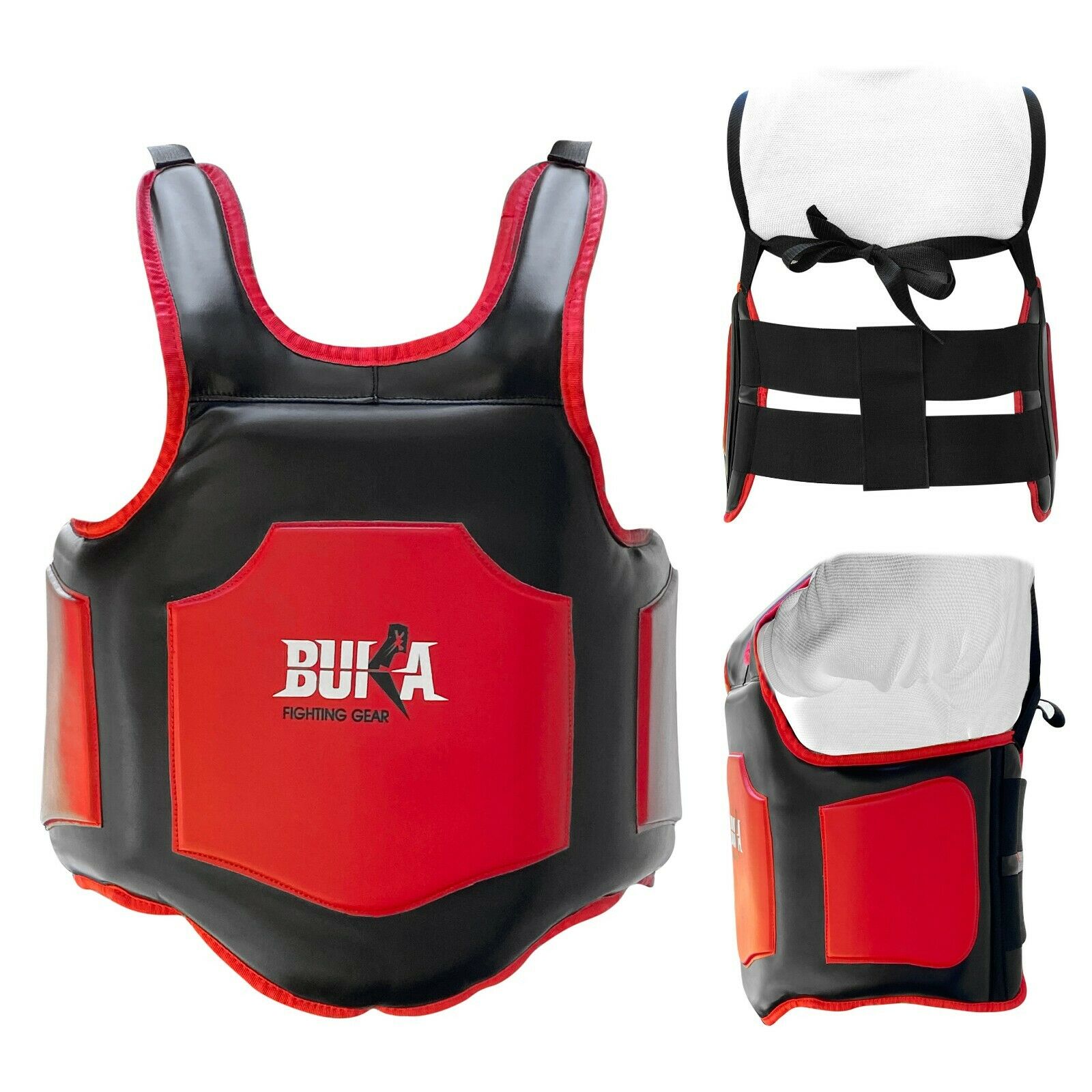 Buka Boxing Chest Protector Body Guard Martial Arts Sparring
