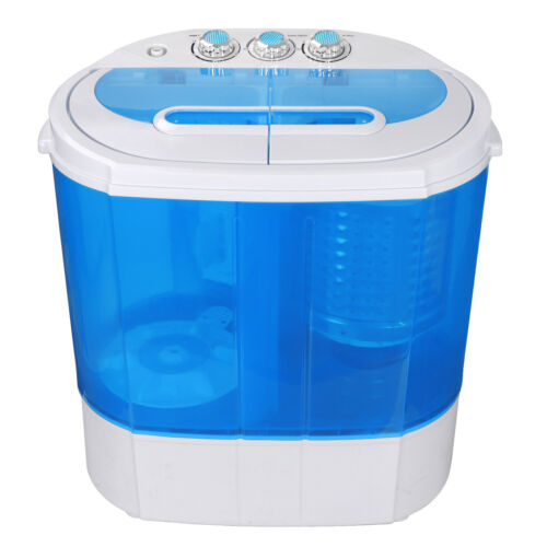 Compact Lightweight Portable Washing Machine 10lbs Washer W/ Spin Cycle Dryer