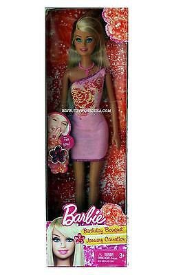 Birthday Bouquet January Carnation Barbie Doll