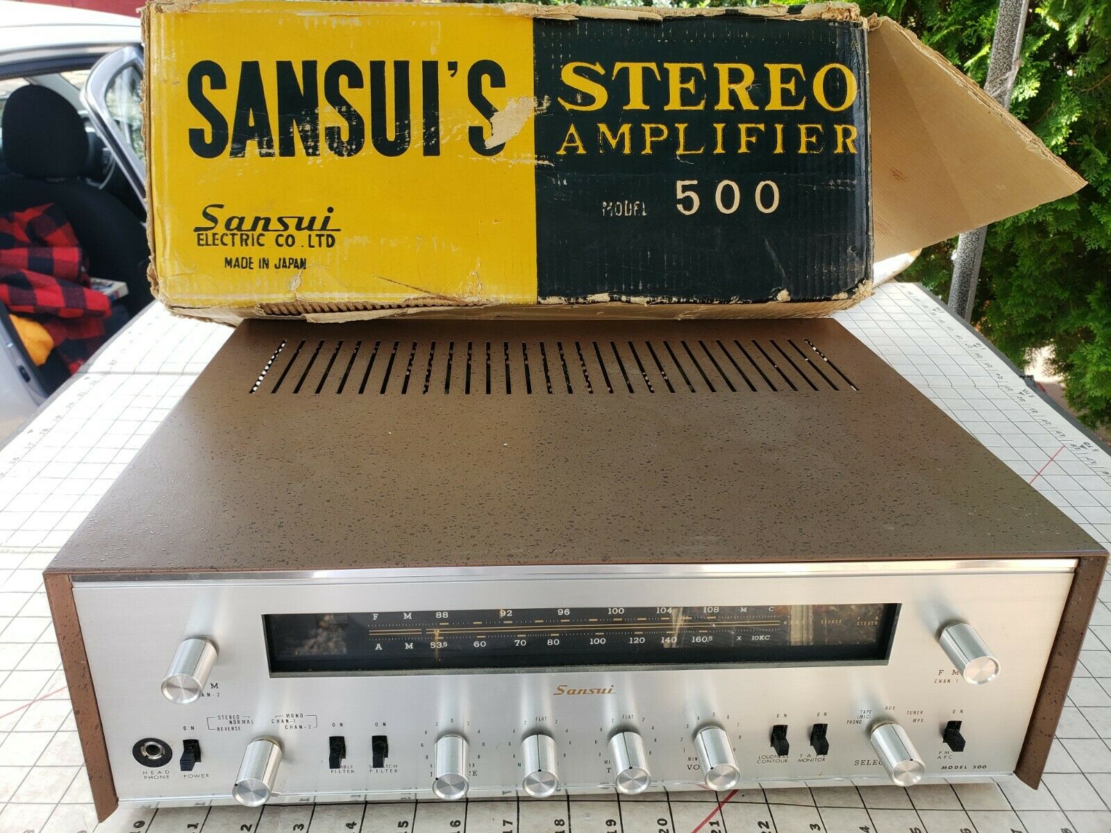 Sansui Model 500 Vintage Stereo Tube Amplifier Receiver Mint Condition  Tested