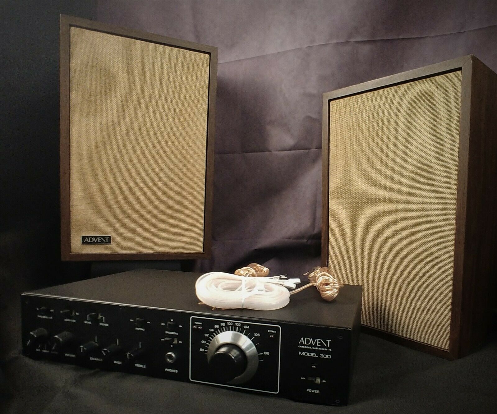Advent 300 W/ Advent 3s - Complete 1980 Advent Hifi Tested - Time Capsule Hifi