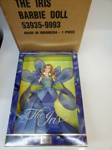 Mattel 2001 The Iris Barbie Flowers In Fashion 4th in Series Limited Edition