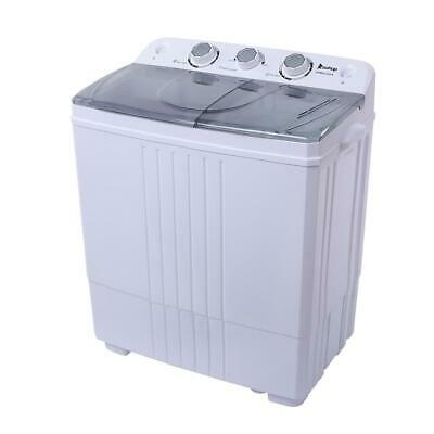 Zokop 16.5lbs Compact Washing Machine 17LBS Twin Tub Spiner Dryer Laundry Washer