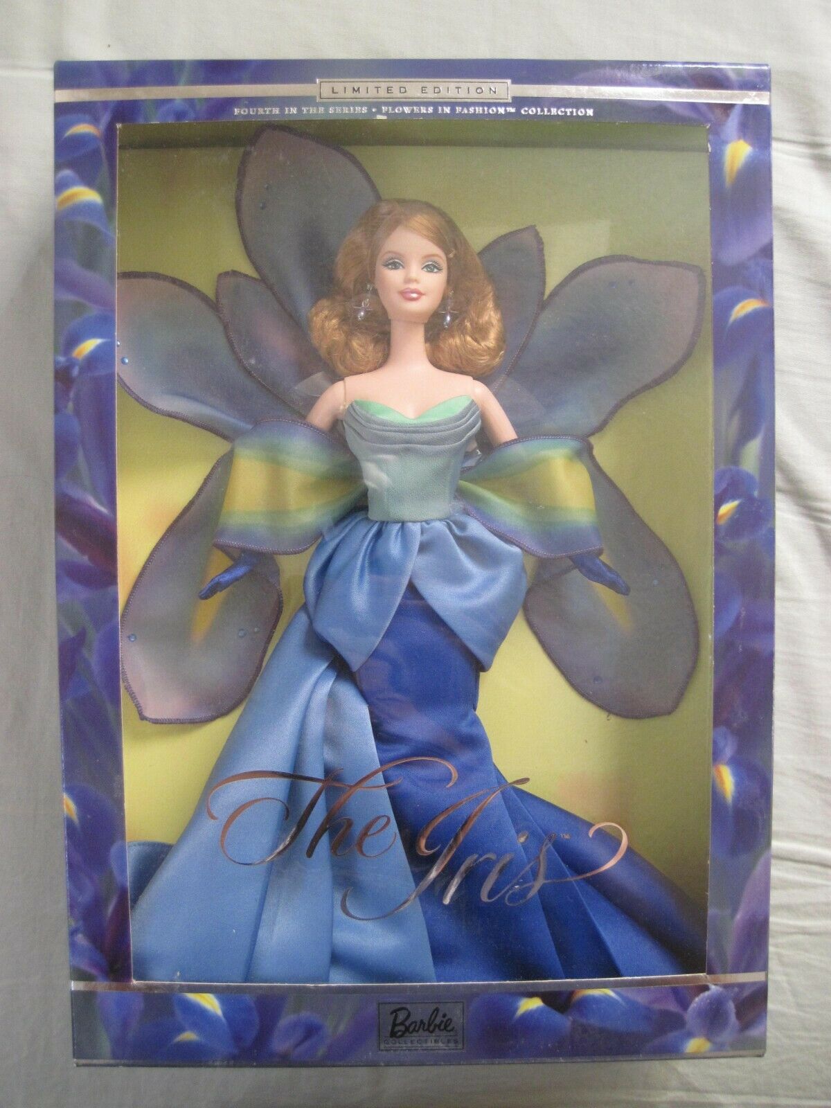 The Iris Flowers In Fashion Barbie 2001..new In The Box!!!!
