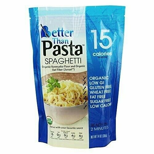 Better Than Organic Konnyaku Konjac Flour Food, 14 Ounce (pack Of 6) (spaghetti)