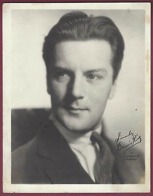 Dennis King, Actor, Singer, Vintage 5" X 7" Studio Card, Facsimile Signature
