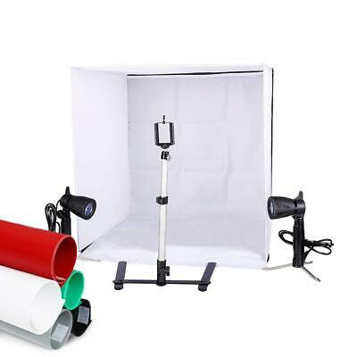 Photo Studio 24" Photography Lighting Tent Kit Backdrop Cube In A Box Mini Stand