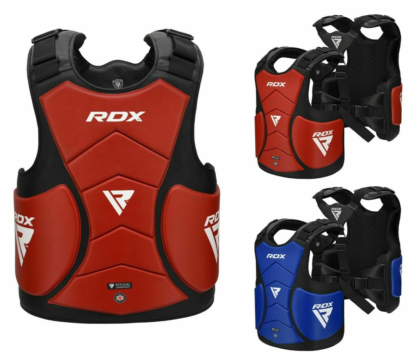 RDX Chest Guard Boxing Body Protector MMA Rib Shield Armour Taekwondo Training