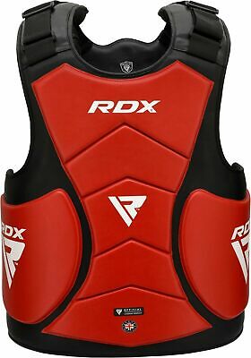 Rdx Boxing Chest Guard Mma Belly Body Protector Martial Arts Rib Shield Armour